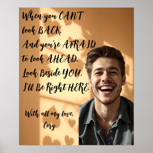 恐れパーソナライズされたたら私はここにいる ポスター (正面)