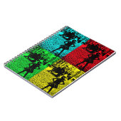 恐れポップ・アートのない ノートブック (左側)