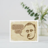 恐れ及びくもの郵便はがき ポストカード (スタンド正面)