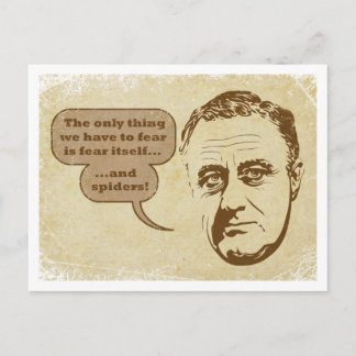 恐れ及びくもの郵便はがき ポストカード