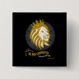 恐れ失望しないイザヤ41:10 缶バッジ