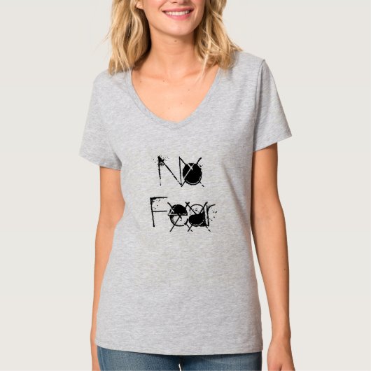 恐れ無し Tシャツ (正面)