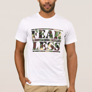 恐れ知らずのカモフラージュTシャツ Tシャツ