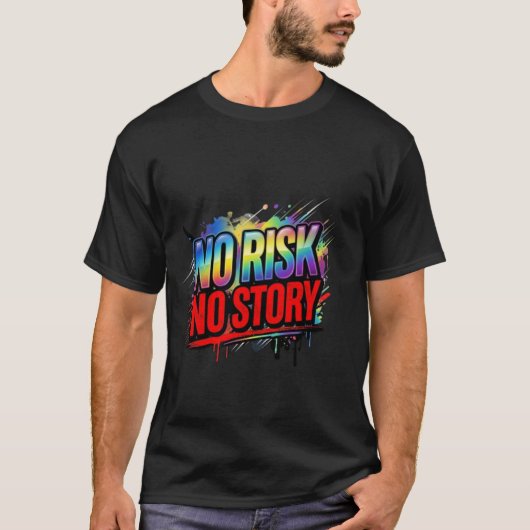 恐れ知らずのストリートウェアTシャツデザイン Tシャツ (正面)