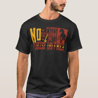 恐れ知らずの自由な馬 ビンテージ Tシャツ