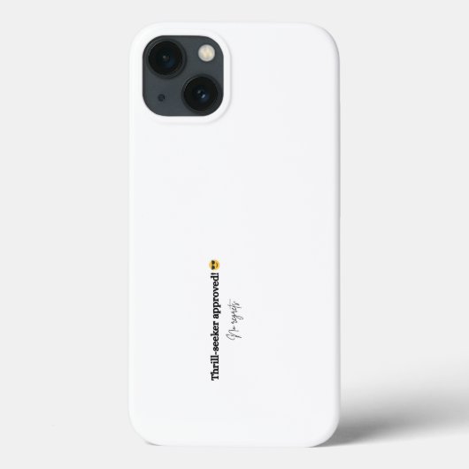 恐れ祝のないスタイルで挑戦 Case-Mate iPhoneケース (裏面)