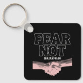 恐れ – イザヤ41:10 キーホルダー (正面)