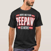 恐れPeepawをここにありますTシャツ持たないで下さい Tシャツ (正面)
