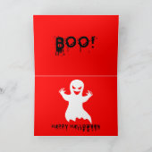 恐ろしいなこのカードハロウィーンスカル カード (内部)