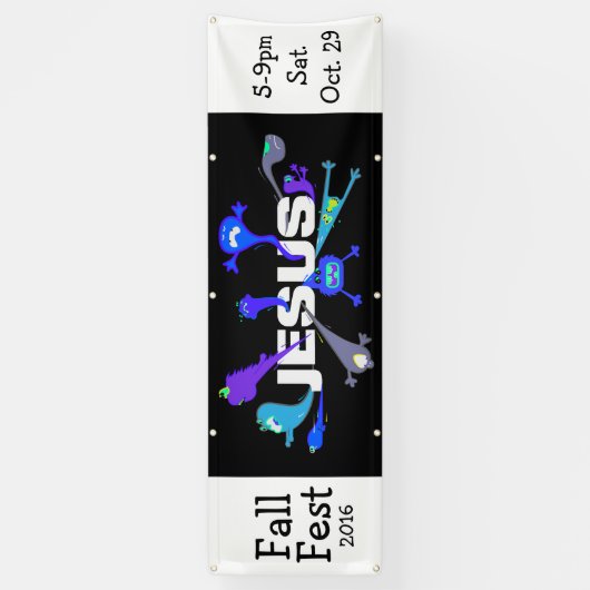 恐ろしいイエズナイト 横断幕 (縦)