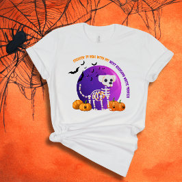 恐ろしいウエストハイランドホワイトテリアハロウィーンTシャツ Tシャツ