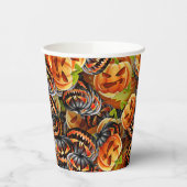 恐ろしいカボチャの夜 紙コップ (左)
