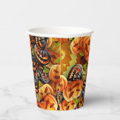 恐ろしいカボチャの夜 紙コップ (右)