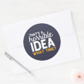 恐ろしいゴールである友情アイディア何時 ラウンドシール (封筒)