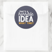 恐ろしいゴールである友情アイディア何時 ラウンドシール (バッグ)