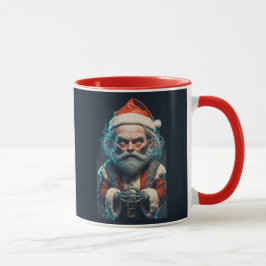 恐ろしいサンタクロースのクリスマス マグカップ
