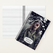 恐ろしいゾンビの恐怖 ノートブック (内側)