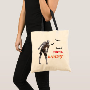 恐ろしいゾンビハロウィントリック/ごちそう トートバッグ