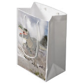 恐ろしいティラノサウルス ミディアムペーパーバッグ (正面アングル)