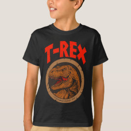 恐ろしいティラノサウルス・レックス 恐竜 Tシャツ