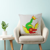 恐ろしいドラゴンプリント クッション (椅子)