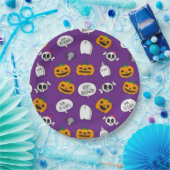 恐ろしいハッピーハローウィン ペーパープレート (パーティー)