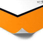 恐ろしいハロウィン結婚のウェルカムポスターサイン ポスター (角)