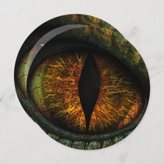 🦖恐ろしいハロウィン・バッシュ 招待状 (正面/裏面)