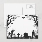 恐ろしいハロウィーンの夜 ポストカード (正面/裏面)