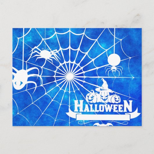 恐ろしいハロウィーンの夜 ポストカード (正面)