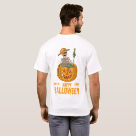 恐ろしいハロウィーンの幽霊世界 Tシャツ