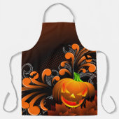恐ろしいハロウィーンジャック – o' – ランタン エプロン (正面)