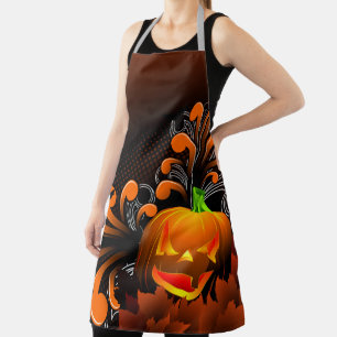 恐ろしいハロウィーンジャック – o' – ランタン エプロン