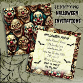 恐ろしいピエロハローウィンパーティ