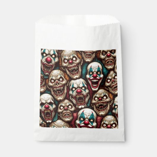 恐ろしいピエロハローウィンパーティ フェイバーバッグ (正面)