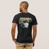 恐ろしいマングレスヴァンパイアデザイン（風化） Tシャツ (裏面フル)