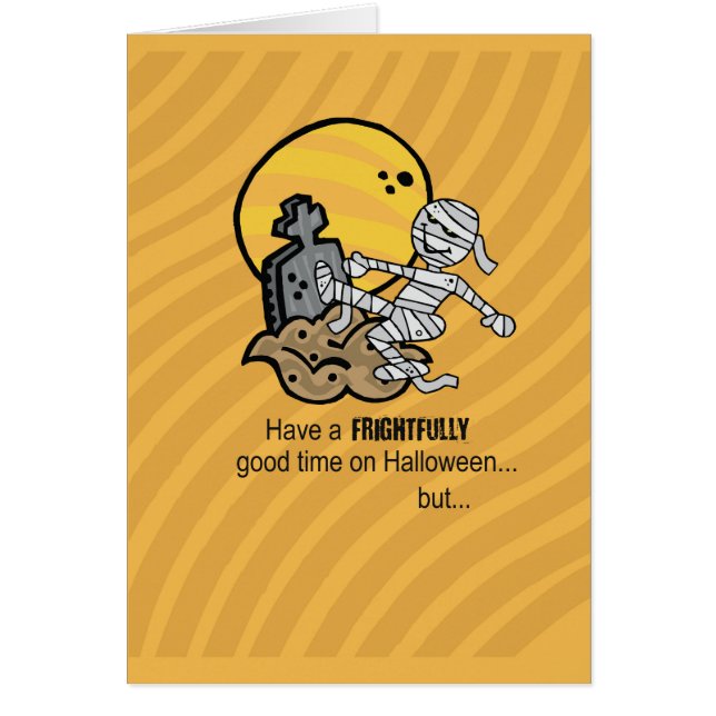 恐ろしいミイラのハロウィーン (正面)