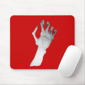 恐ろしい不気味な怪物の手 マウスパッド (マウス)