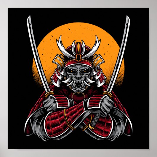 恐ろしい侍 ポスター (正面)