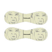 恐ろしい叫び声の顔がデザイン笑わされる中 野球ボール (パネル)