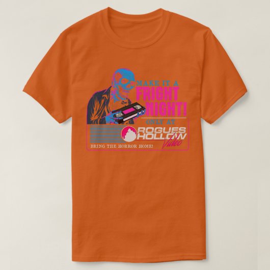 恐ろしい夜にする Tシャツ (デザイン正面)