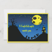 恐ろしい夜 –  招待状 (正面)