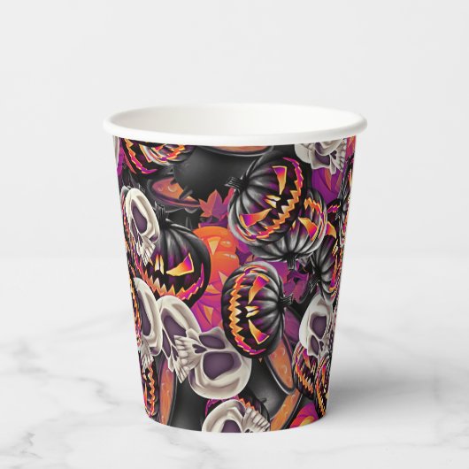 恐ろしい夜 紙コップ (裏面)