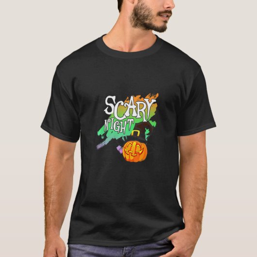 恐ろしい夜 Tシャツ (正面)