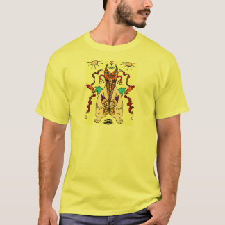 恐ろしい対称のティー(色) Tシャツ