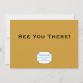 恐ろしい少年海賊誕生日パーティーの招待 招待状 (裏面)