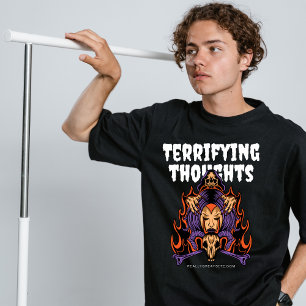 恐ろしい思考通り衣服Tシャツ Tシャツ