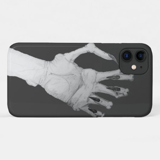 恐ろしい恐ろしい怪物の節くれの手 Case-Mate iPhoneケース (裏面(横))