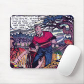 恐ろしい恐怖の漫画から手の届かないところに マウスパッド (マウス)