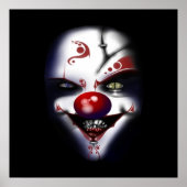 恐ろしい悪ピエロハローウィンパーティポスターFROM 8.99 ポスター (正面)